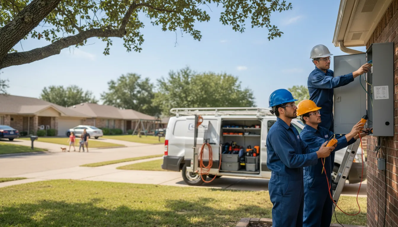 Certified electrician providing emergency electrical services in Crookston, NE